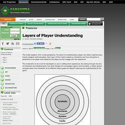 Layers of Player Understanding