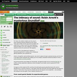 The intimacy of sound: Robin Arnott's mysterious SoundSelf