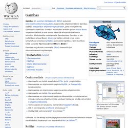 Gambas – Wikipedia