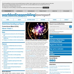 world online gambling law report