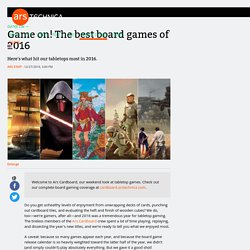 Game on! The best board games of 2016
