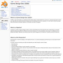Game Design Doc (GDD) - GameBlender.org Wiki