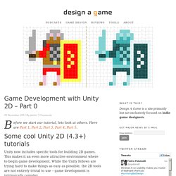 Game Development with Unity 2D - Part 0 - Design a Game