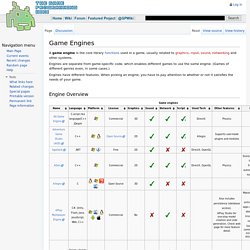 Game Engines