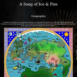 Game of Thrones - Géographie