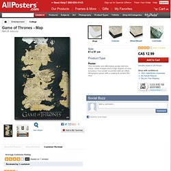 Game of Thrones - Map Prints at AllPosters