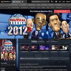 The Political Machine 2012 PC Video Game