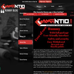 Why Gamentio Rummy app is More Exciting? - Play Online Rummy Card Game on Gamentio - gamentio