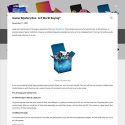 Gamer Mystery Box- Is It Worth Buying?