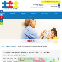 Games That Can Help Hone an Autistic Child’s Social Skills