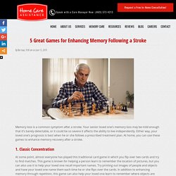 5 Games that Boost Memory After a Stroke