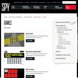 Games · International Spy Museum