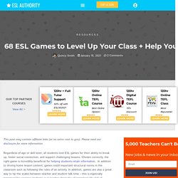 68 ESL Games to Level Up Your Class + Help Your Students Learn English