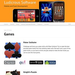 Ludicrous Software: Games