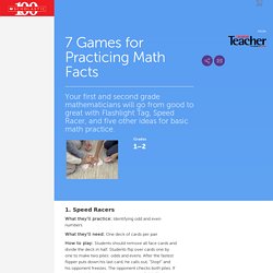 7 Games for Practicing Math Facts