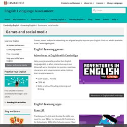 Games and social media