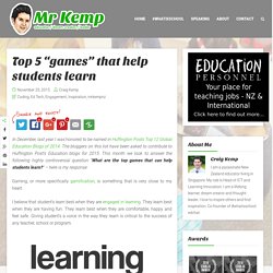 Top 5 “games” that help students learn