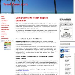 Games to Teach English Grammar