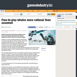Free-to-play whales more rational than assumed