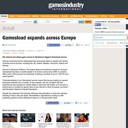 Gamesload expands across Europe // News