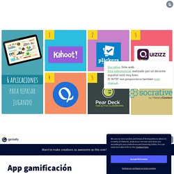 App gamificación by José Escánez Carrillo on Genially