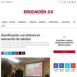 Gamificación con Kahoot! en educación de adultos