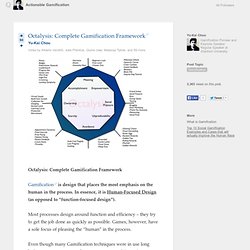 Octalysis: Complete Gamification Framework - Actionable Gamification - Quora