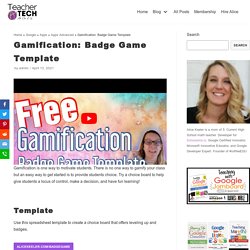 Gamification: Badge Game Template