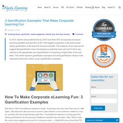 3 Gamification Examples That Make Corporate Learning Fun