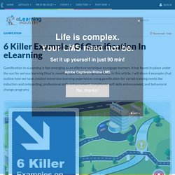 6 Killer Examples Of Gamification In eLearning