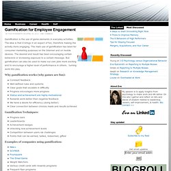 » Gamification for Employee Engagement Articles by Eva Rykrsmith