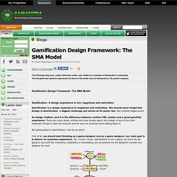 Victor Manrique's Blog - Gamification Design Framework: The SMA Model