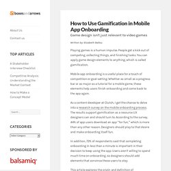 How to Use Gamification in Mobile App Onboarding