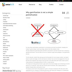 gamification versus pointsfication