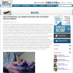 The Potential of Gamification for Student Recruitment