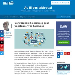 Gamification: 5 exemples pour transformer vos habitudes