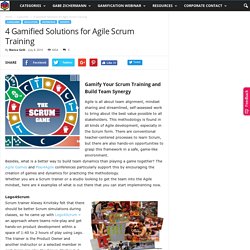 4 Gamified Solutions for Agile Scrum Training