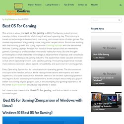 What is the best OS for Gaming