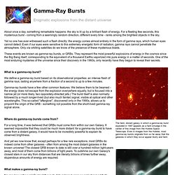 Gamma-Ray Bursts