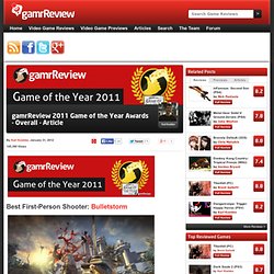 2011 Game of the Year Awards - Overall - Article - gamrReview