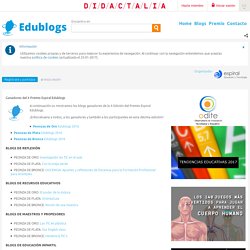 Ganadores del X Premio Espiral Edublogs