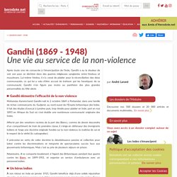 Gandhi (1869 - 1948) - Une vie au service de la non-violence - Herodote.net