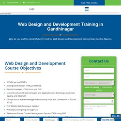 Web Designing Training in Gandhinagar - 100% Job Guaranteed, Request Demo