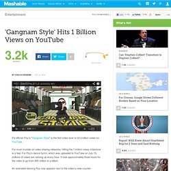 'Gangnam Style' Hits 1 Billion Views on YouTube