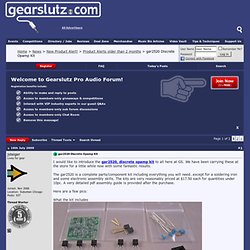 gar2520 Discrete Opamp Kit