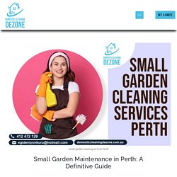 Small Garden Maintenance in Perth: A Definitive Guide