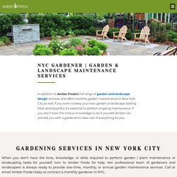 Garden & Landscape Maintenance Services