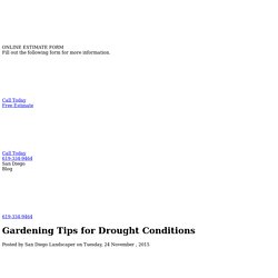 Gardening Tips for Drought Conditions