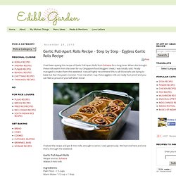 Garlic Pull-Apart Rolls Recipe - Step by Step - Eggless Garlic Rolls Recipe