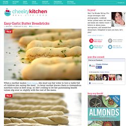 Cheeky Kitchen » Easy Garlic Butter Breadsticks